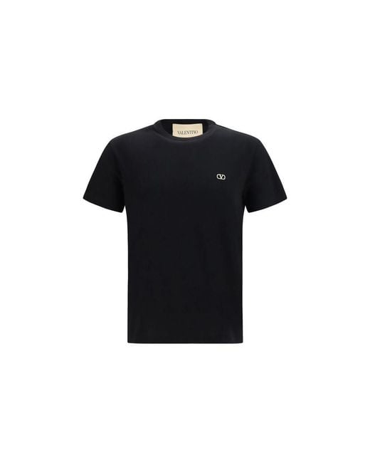 Valentino Black Cotton T for men
