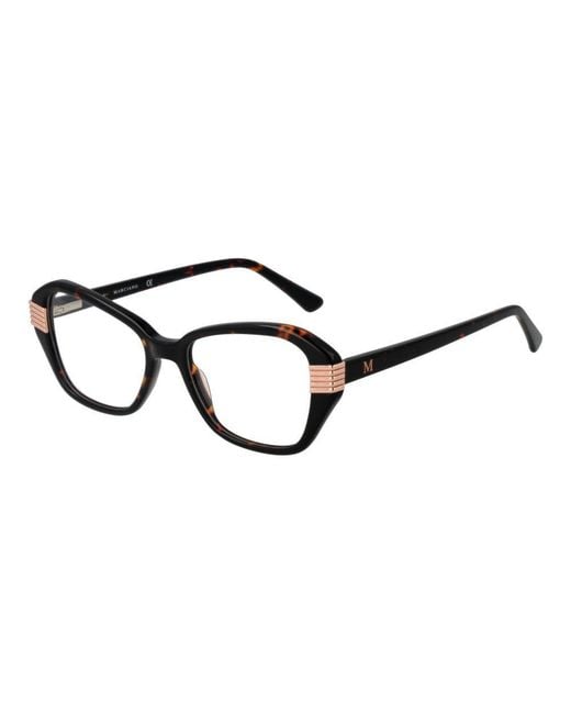 MARCIANO BY GUESS Black Brown Acetate Glasses (frames) for men