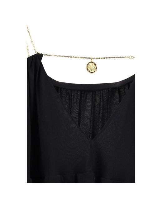 Chloé Black Silk Casual Dress