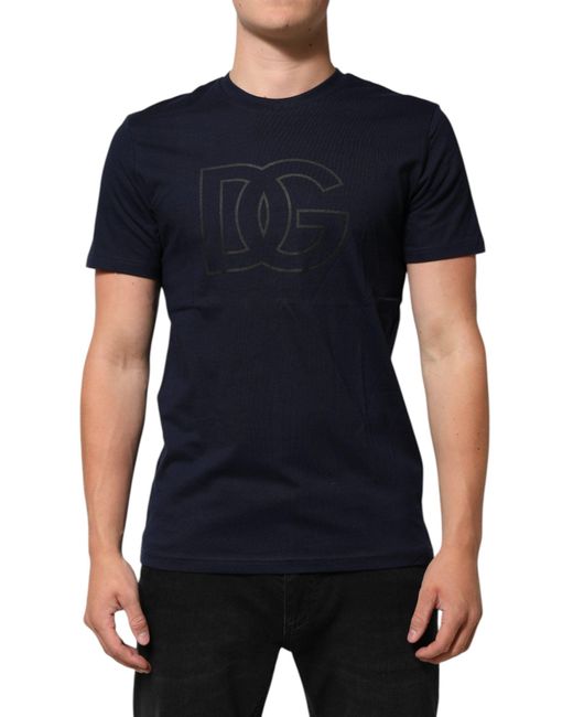 Dolce & Gabbana Black Logo Graphic Tee for men
