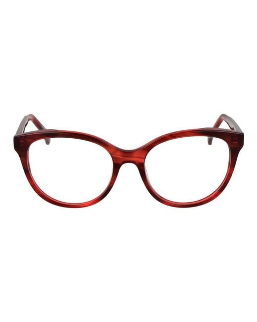 Max Mara Brown Multicolor Acetate Glasses (frames)