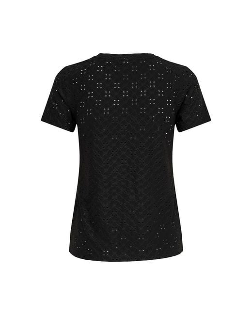 Jacqueline De Yong Black Polyester Tops & T