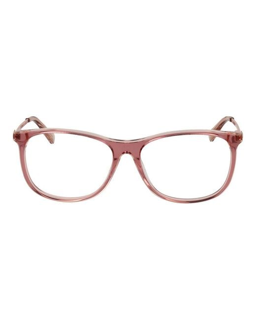 Love Moschino Brown Pink Acetate Glasses (frames)