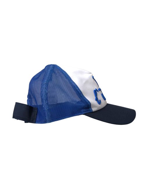 Dolce & Gabbana Blue Italia Mesh Baseball Hat