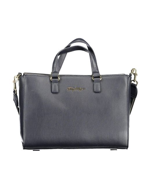 Tommy Hilfiger Black Chic Two-Handle City Tote