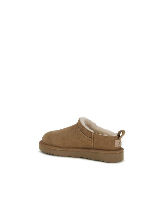 Ugg Brown Suede Leather Mules