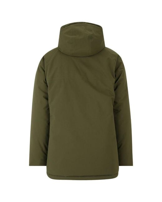 Fila Green Polyester Parka for men