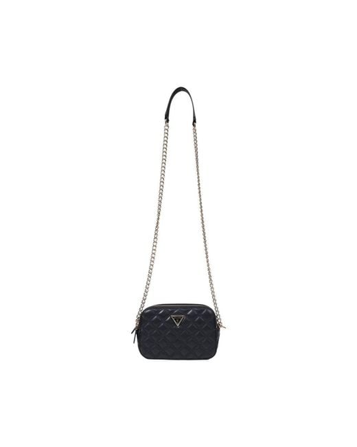 Guess White Black Polyethylene Handbag