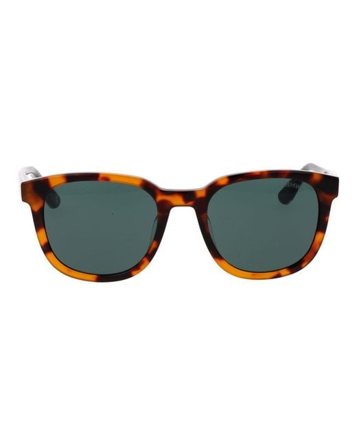 BMW Black Brown Acetate Sunglasses for men