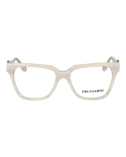Trussardi Metallic Acetate Glasses (Frames)