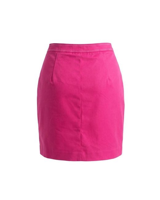 Trussardi Pink Cotton Skirt