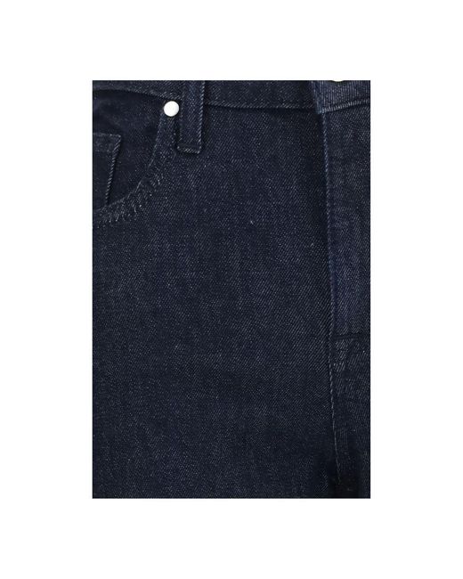 Jacob Cohen Blue Polyester Cropped Jeans