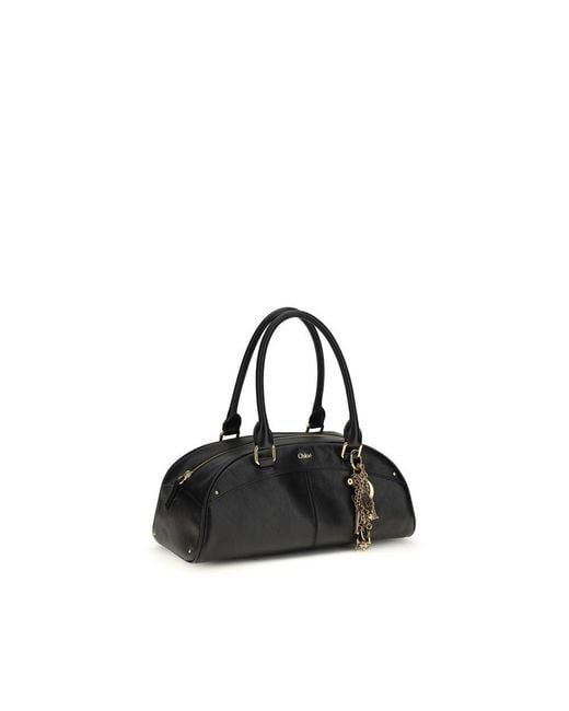 Chloé Black Calf Leather Bos Taurus Handbag