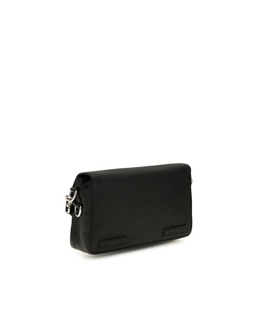 Fendi Black Calf Leather Bos Taurus Shoulder Bag for men