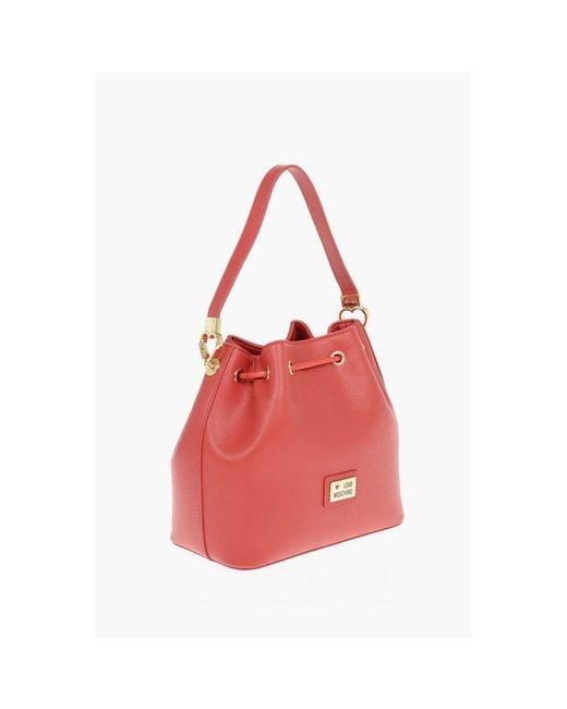 Moschino Red Polyethylene Shoulder Bag