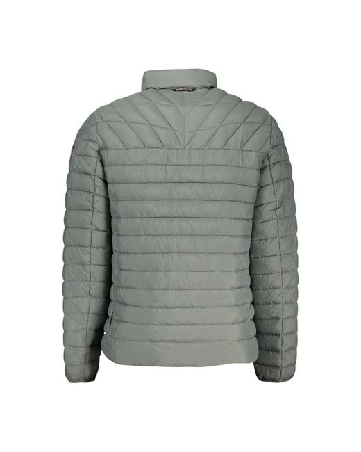 Napapijri Gray Polyamide Jacket for men