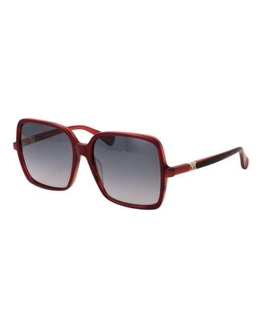 Max Mara Brown Acetate Sunglasses