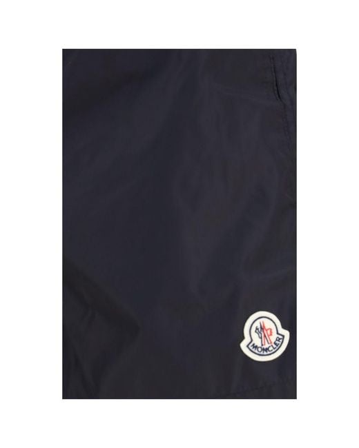 Moncler Blue Black Polyamide Sportswear for men