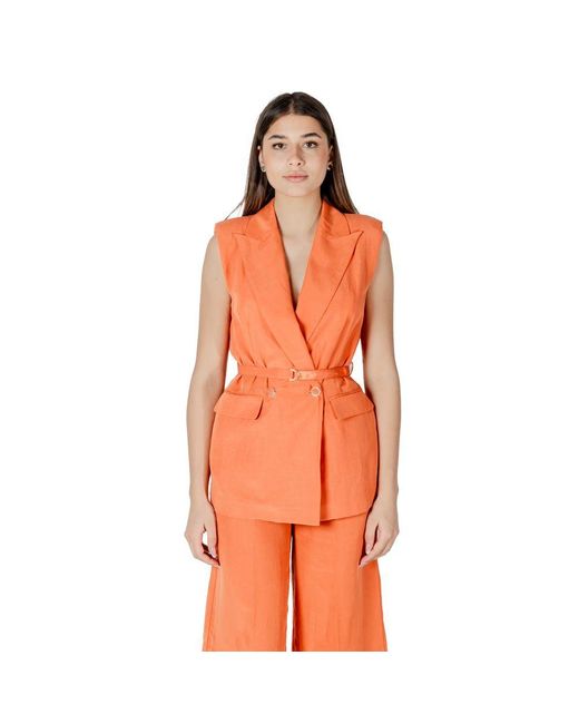 Liu Jo Orange Lyocell Vest