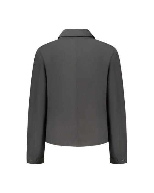 K-Way Gray Polyester Jackets & Coat