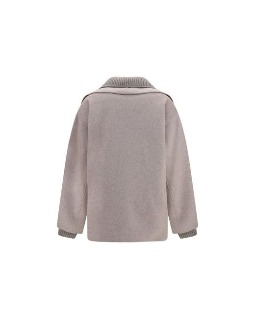 P.A.R.O.S.H. Gray Beige Wool Oves Aries Full