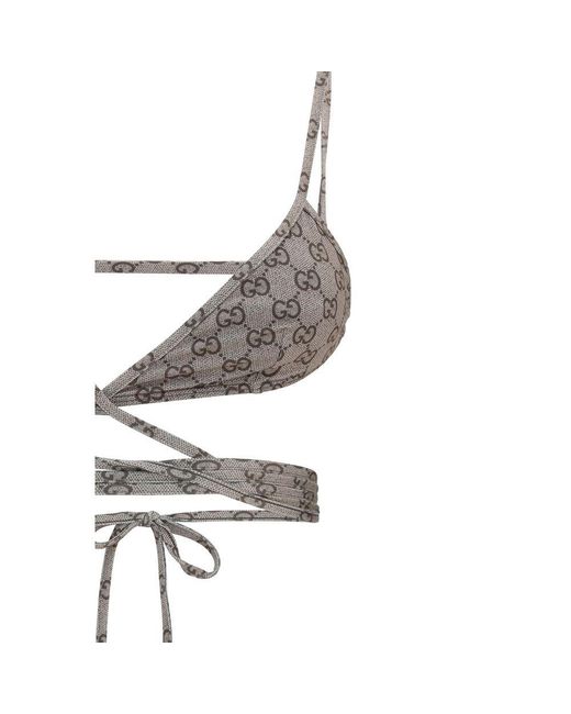 Gucci Multicolor Beige Polyester Bikini