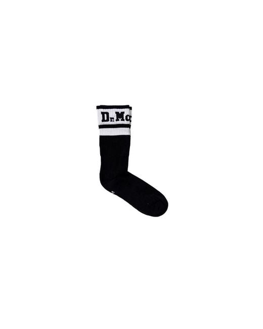 Dr. Martens Black Polyester Socks for men