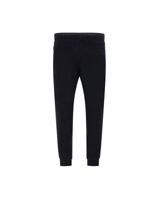 Philipp Plein Black Cotton Joggers (Workout Pants) for men
