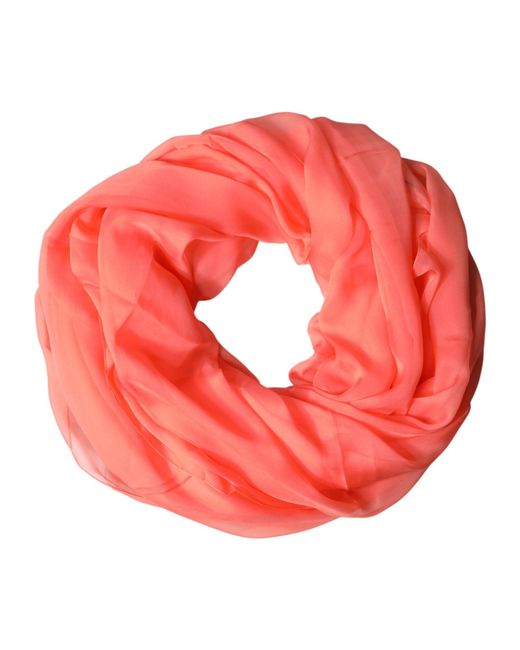 Dolce & Gabbana Pink Light Stole Neck Wrap Shawl Scarf for men