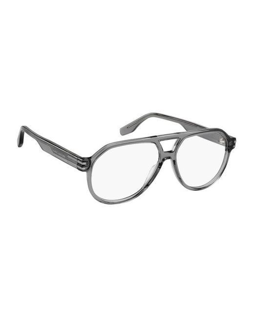 Marc Jacobs Metallic Gray Acetate Glasses (frames) for men