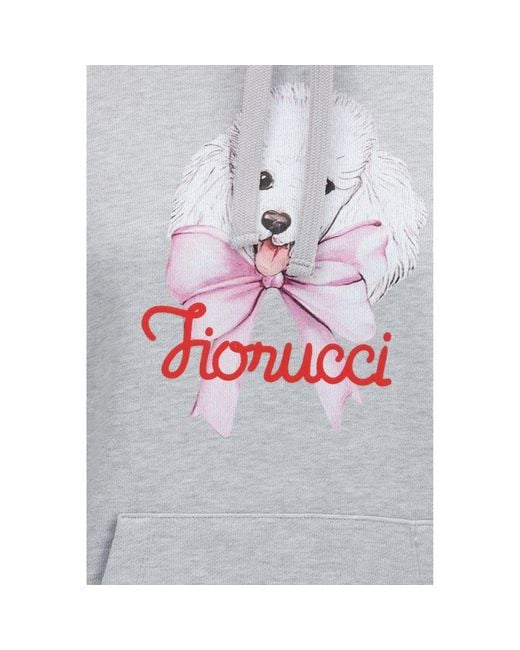 Fiorucci Gray Cotton Sweatshirt
