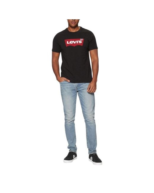 Levi's Black Cotton T for men