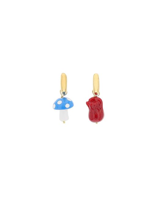 Timeless Pearly Multicolor Earrings With Charms
