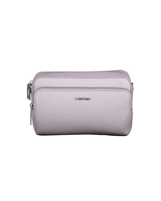 Calvin Klein Gray K60K608225 Lilac Crossbody Bag