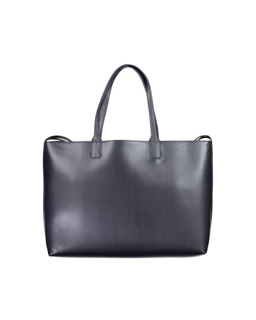 Tommy Hilfiger Blue Polyethylene Handbag