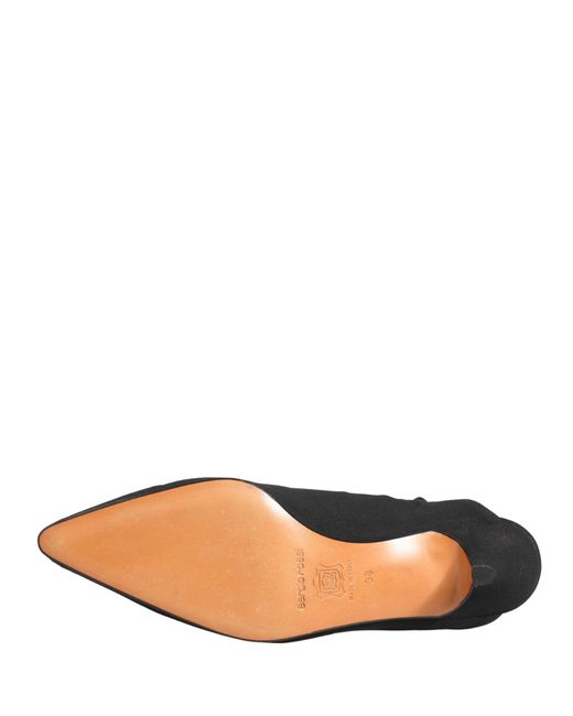 Dolce & Gabbana Black Suede Heel Mule Shoes