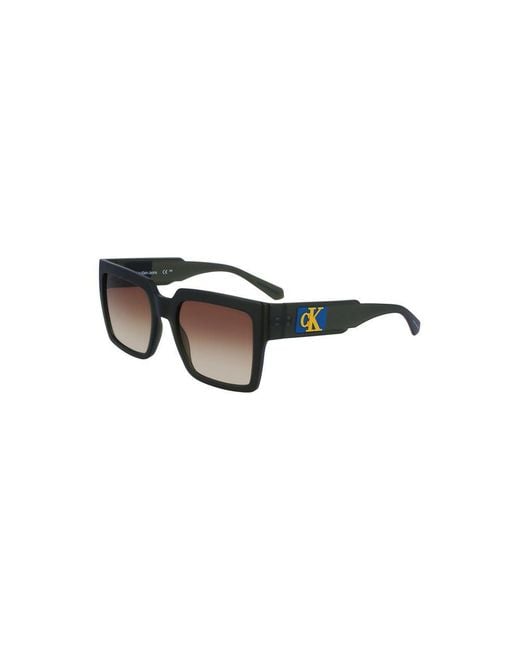 Calvin Klein Brown Plastic Sunglasses