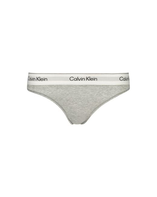 Calvin Klein Gray Cotton Briefs