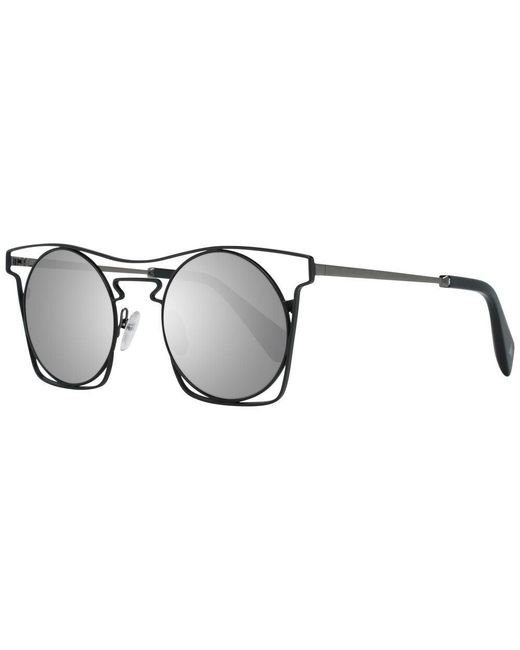 Yohji Yamamoto Black Stainless Steel Sunglasses