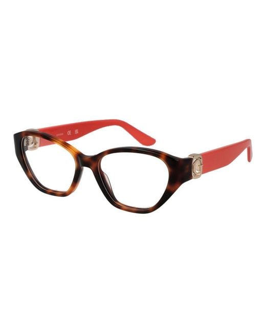 Guess Red Acetate Glasses (Frames) for men