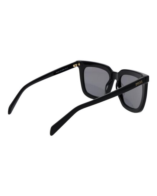 Emilio Pucci Black Acetate Sunglasses