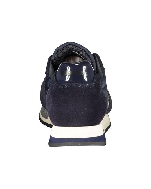 Blauer Blue Contrast Lace-Up Sports Sneakers for men