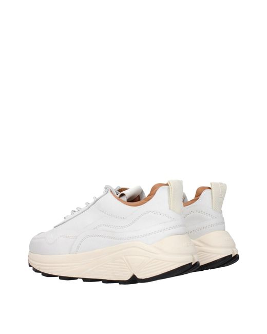Buttero White Leather Sneakers for men