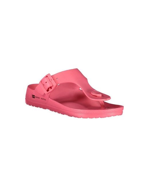 Norway 1963 Pink Rosa Plastica Donna Ciabatta
