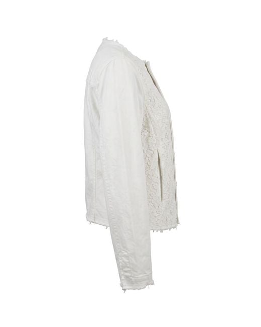 MR & MRS White Cotton Jacket