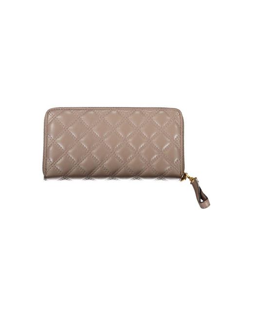 Guess Natural Elegant Zip Wallet With Chic Detailing