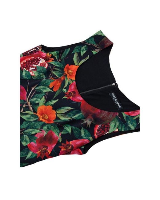 Dolce & Gabbana Red Bicolor Viscose Long Dress for men