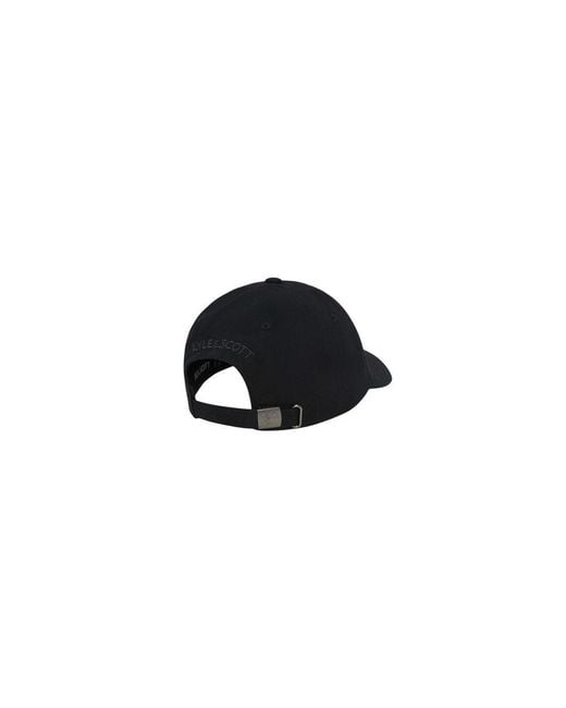 Lyle & Scott Black Cotton Cap (baseball Hat) for men