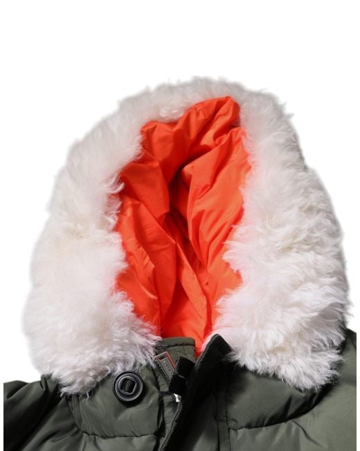 DSquared² Green Winter Jackets for men