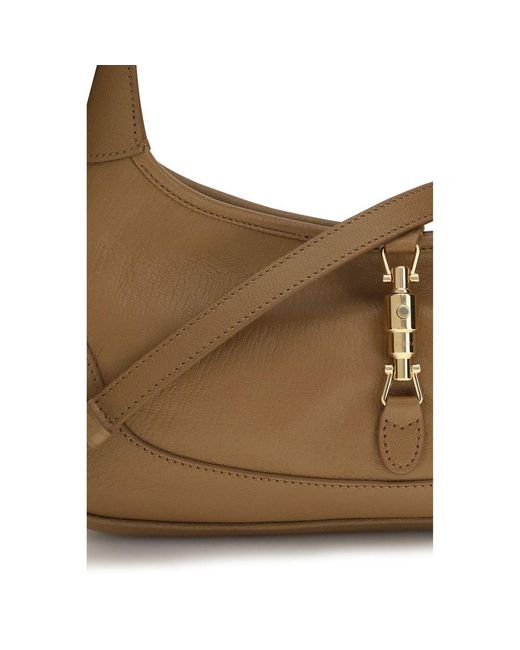 Gucci Multicolor Beige Goatskin Handbag